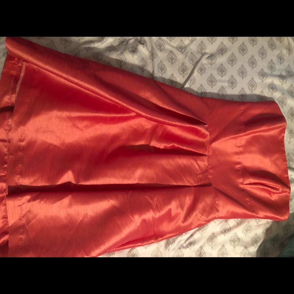 Women’s size 12 coral strapless dress